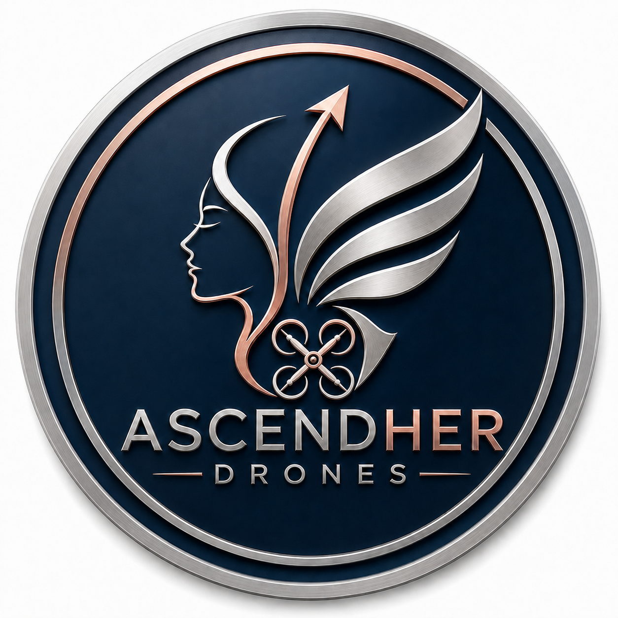AscendHER Drones logo
